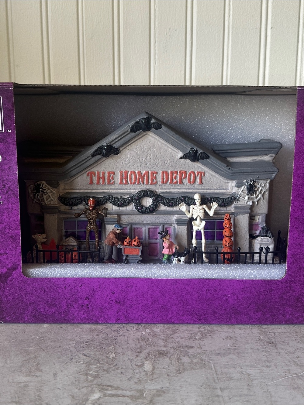 Halloween Home Depot Store Home Accents 2023 New In Box Lit Village Building